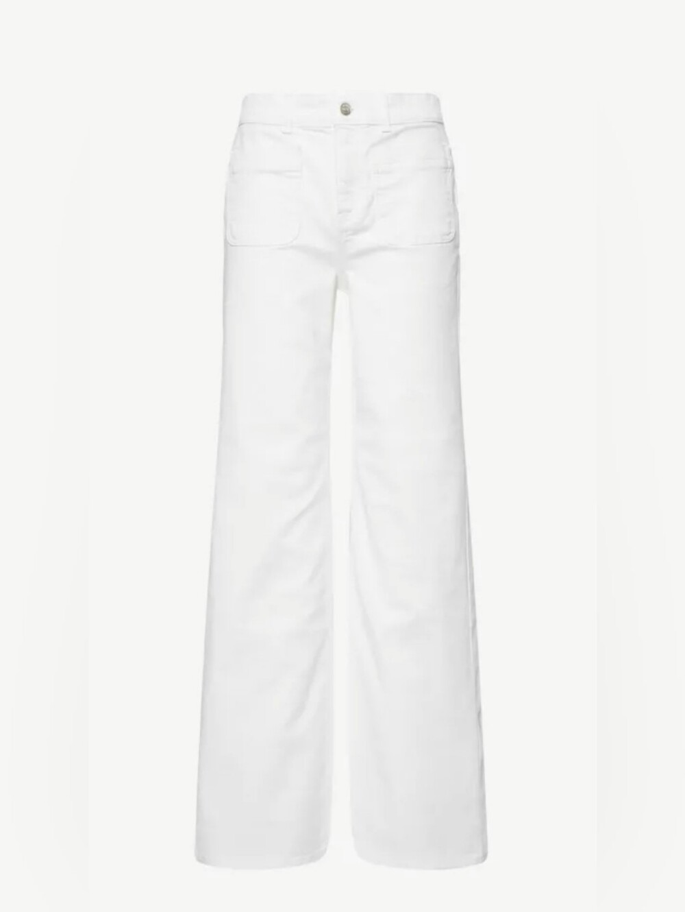 ME+EM Patch-Pocket Subtle Flared Stretch-Denim Blend Jeans